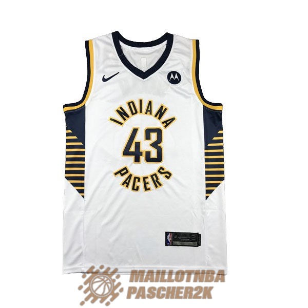 maillot blanc pascal siakam 43 indiana pacers